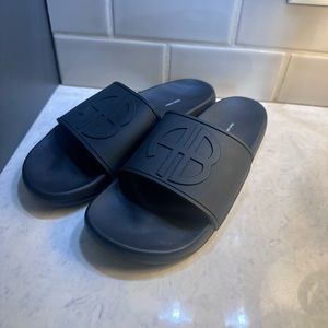 Anine Bing Black Slides